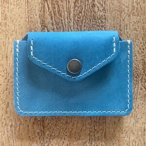 Portland Leather Blue Wallet
